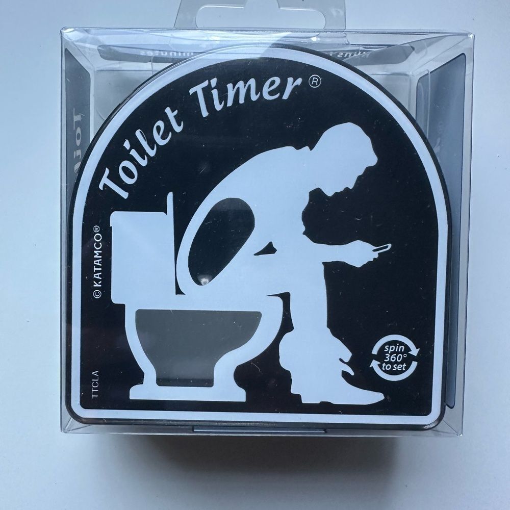 Toilet Timer with Silhouette Design